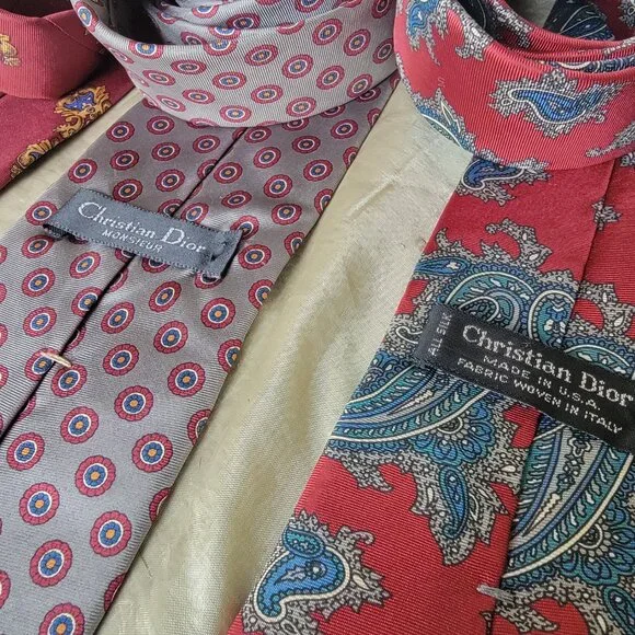 Vintage Christian Dior Neckties - Picture 8 of 9